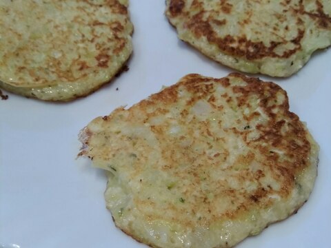 豆腐で作るふわふわお好み焼き【離乳食、幼児食に】